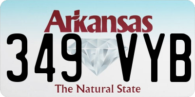 AR license plate 349VYB