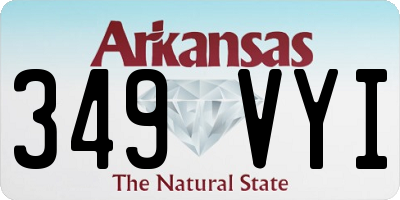 AR license plate 349VYI