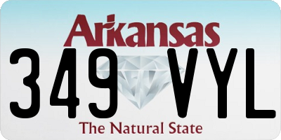 AR license plate 349VYL