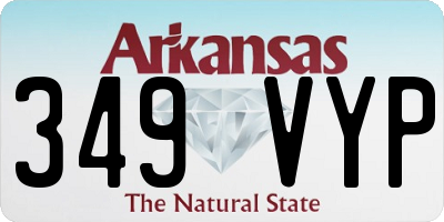 AR license plate 349VYP