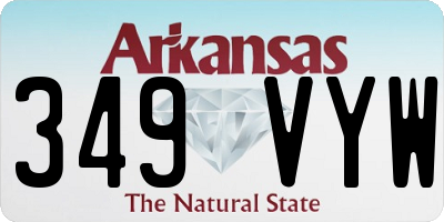 AR license plate 349VYW