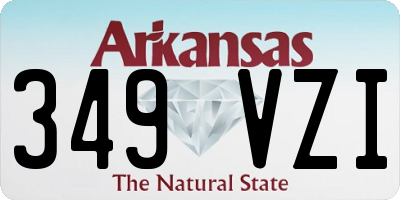 AR license plate 349VZI