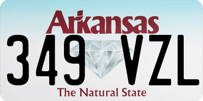 AR license plate 349VZL