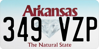AR license plate 349VZP