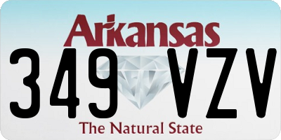 AR license plate 349VZV