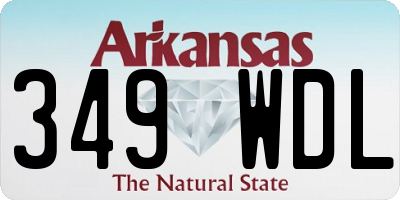 AR license plate 349WDL