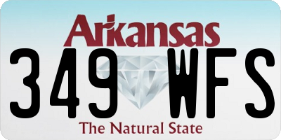 AR license plate 349WFS