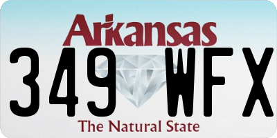 AR license plate 349WFX