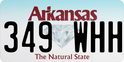 AR license plate 349WHH