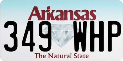AR license plate 349WHP