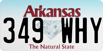 AR license plate 349WHY
