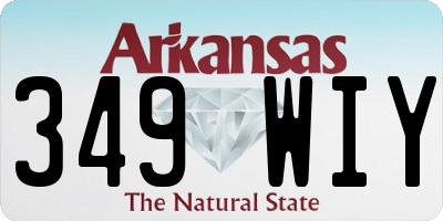 AR license plate 349WIY