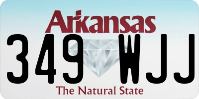 AR license plate 349WJJ