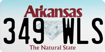 AR license plate 349WLS