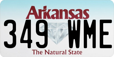AR license plate 349WME