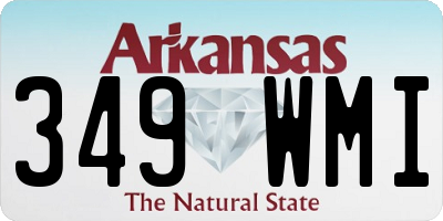 AR license plate 349WMI