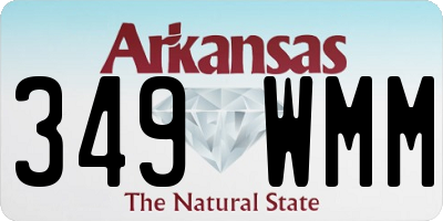 AR license plate 349WMM