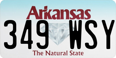 AR license plate 349WSY