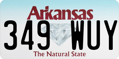 AR license plate 349WUY