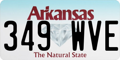 AR license plate 349WVE