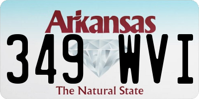 AR license plate 349WVI