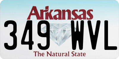 AR license plate 349WVL