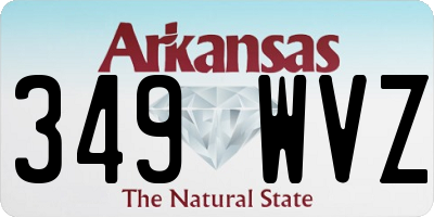 AR license plate 349WVZ