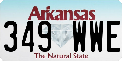 AR license plate 349WWE