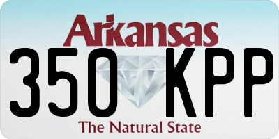 AR license plate 350KPP
