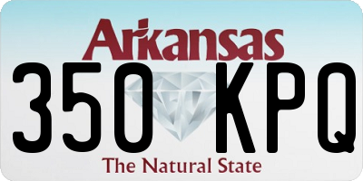 AR license plate 350KPQ