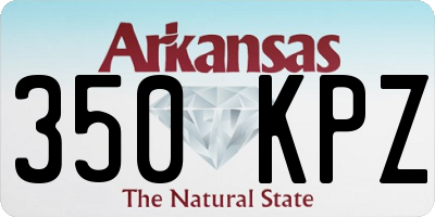 AR license plate 350KPZ