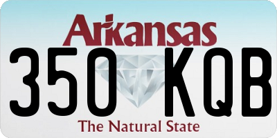 AR license plate 350KQB