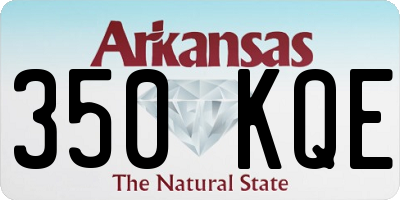 AR license plate 350KQE