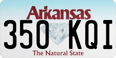 AR license plate 350KQI