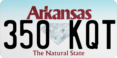 AR license plate 350KQT