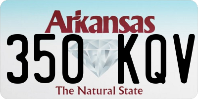AR license plate 350KQV