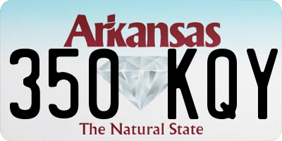 AR license plate 350KQY
