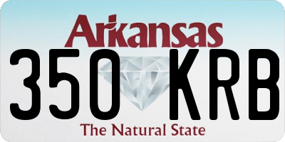 AR license plate 350KRB