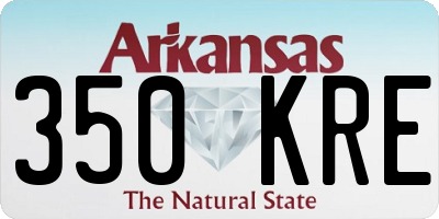 AR license plate 350KRE