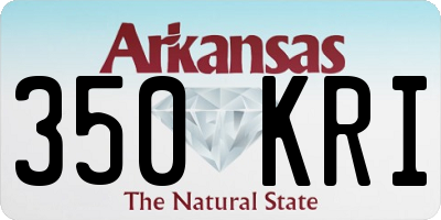 AR license plate 350KRI