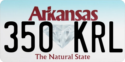 AR license plate 350KRL