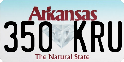 AR license plate 350KRU