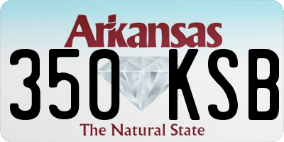AR license plate 350KSB