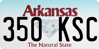 AR license plate 350KSC