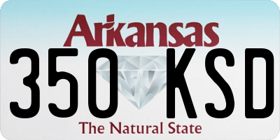 AR license plate 350KSD