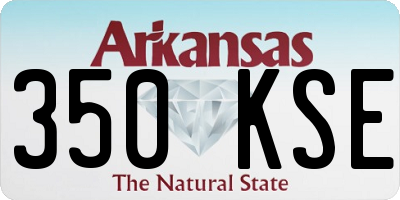 AR license plate 350KSE
