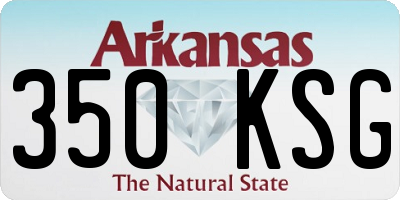 AR license plate 350KSG