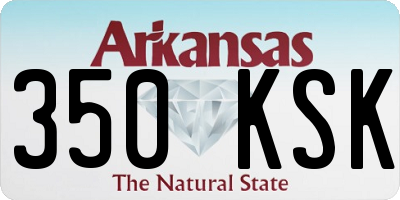 AR license plate 350KSK