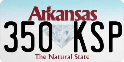 AR license plate 350KSP