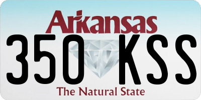 AR license plate 350KSS